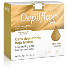 Depilflax Extra Золотой воск горячий в брикетах (500 гр)