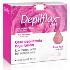 Depilflax Extra Розовый воск горячий в дисках (500 гр)