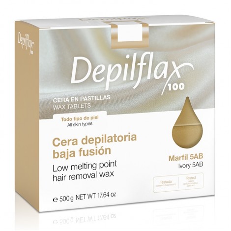 Depilflax Extra Слоновая кость воск горячий в дисках (500 гр)
