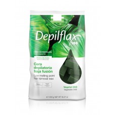 Depilflax Extra Зеленый воск горячий в дисках (1000 гр)