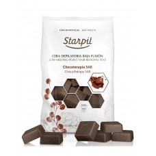 Starpil Cera Choco Шоколадный пленочный воск для депиляции в дисках (1 кг)
