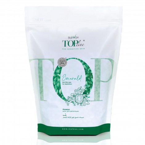 УЦЕНКА ItalWax Top Line Emerald Изумруд воск горячий пленочный в гранулах (750 гр)