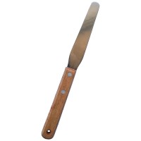 Depilflax шпатель металлический с деревянной ручкой (1 шт)