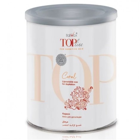 ItalWax Top Line Коралл теплый воск в банке (800 мл)