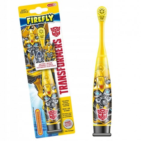 Transformers электрическая зубная щетка на батарейках для детей от 6 лет