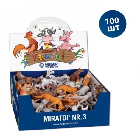 Miratoi №3 Farm Set игрушки ферма (100 шт)