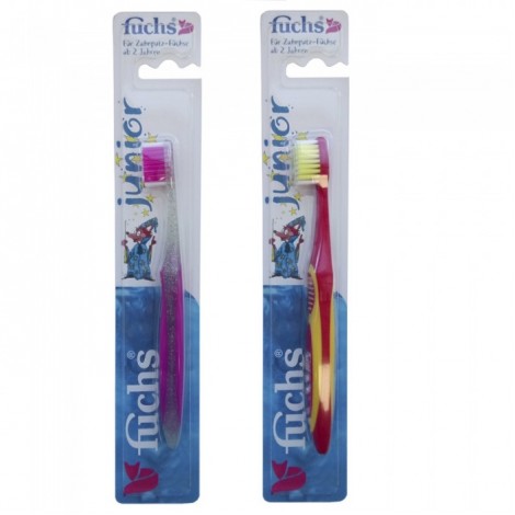 Fuchs Junior зубная щетка с мягкими щетинками для детей от 2 до 6 лет (1 шт)