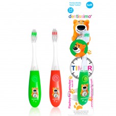 Dentissimo Kids детская зубная щетка с таймером подсветки 2 мин, 3-6 лет