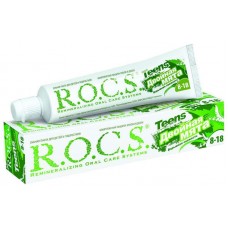 ROCS Teens взрывная свежесть зубная паста двойная мята для детей и подростков от 8 до 18 лет (74 гр)