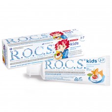 ROCS Kids детская зубная паста Фруктовый рожок 3-7 лет (без фтора) (45 гр)