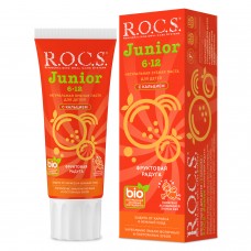 ROCS Junior детская зубная паста Фруктовая радуга 6-12 лет (74 гр)