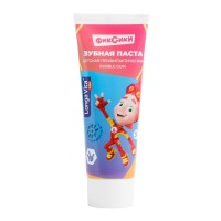Longa Vita Kids Фиксики детская зубная паста профилактическая Bubble Gum 3+ (78 гр)