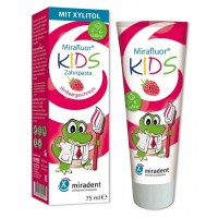 Miradent Mirafluor Kids детская зубная паста Малина 0-6 лет (75 мл)