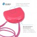 Miradent Dento Box Pink ударостойкий футляр для хранения ортопедических конструкций розовый (69*78*26 мм)