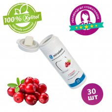 Miradent Xylitol жевательная резинка Клюква (30 шт) (30 гр)