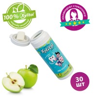Miradent Xylitol жевательная резинка Яблоко (30 шт) (30 гр)