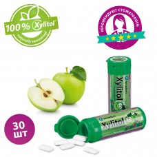 Miradent Xylitol Chewing Gum Kids жевательная резинка яблоко 30 шт (30 гр)