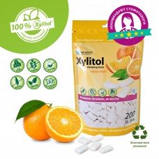 Miradent xylitol жевательные резинки свежие фрукты 200 шт/уп