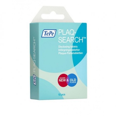 TePe Plaq-Search красящие таблетки для индикации зубного налета (10 шт)