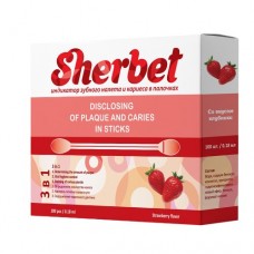 Sherbet индикатор зубного налета и кариеса в палочках для детей и взрослых (100 шт)