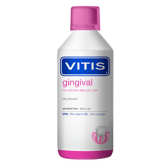 Dentaid Vitis Gingival ополаскиватель для полости рта для чувствительных десен (500 мл)