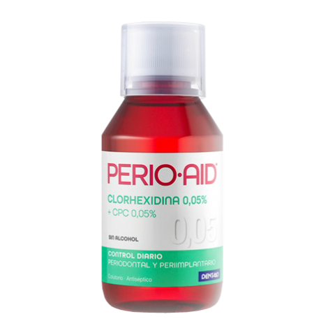 Perio Aid Maintenance ополаскиватель антибактериальный для полости рта с хлоргексидином 0.05% для применения после хирургического вмешательства, имплантологии, острого периодонтита в течение 6 месяцев (150 мл)