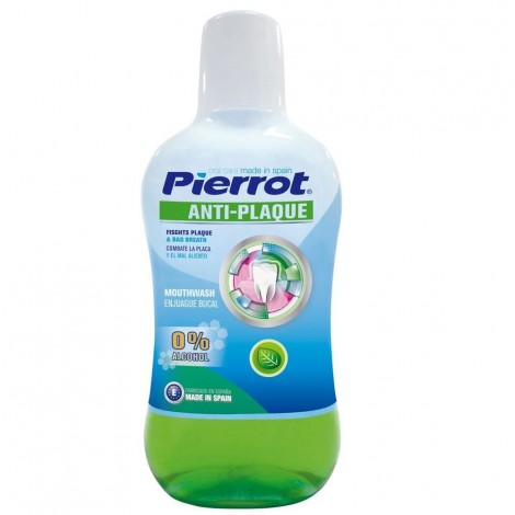 Pierrot Anti-Plaque антибактериальный ополаскиватель для полости рта (500 мл)