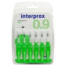 Interprox Micro 0.9 (0,56 - 2,4 мм) межзубные ершики (6 шт) зеленые