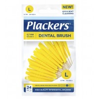 Plackers L 0,70 мм межзубные ершики (24 шт) желтые