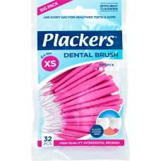 Plackers 0.40 мм XS межзубные ёршики розовые (24 шт)