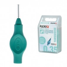 Tandex Flexi Turquoise межзубные ершики 0.35 мм проволока, 2.50 мм ершик зеленые 6 шт