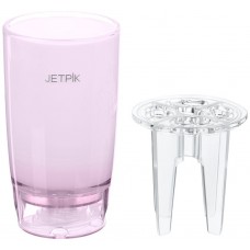 Jetpik стакан с функцией подачи воды (розовый)