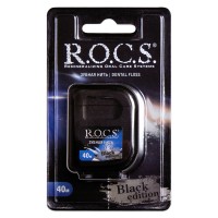 ROCS Black Edition расширяющая зубная нить (40 м)