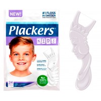 Plackers Kids детский зубной станок (флоссер) с запатентованной нитью Tuffloss (24 шт)