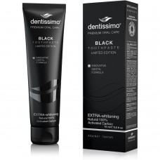 Dentissimo Black Carbon Extra Whitening зубная паста с углем 75 мл