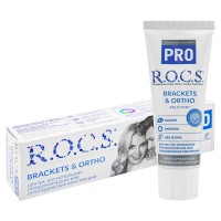 ROCS Pro Brackets & Ortho ортодонтическая зубная паста (74 гр)