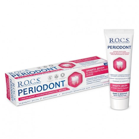 R.O.C.S. Periodont зубная паста для защиты десен от кровоточивости и воспаления (94 гр)