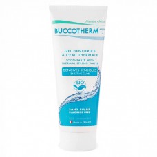 Buccotherm зубная гель-паста для чувствительных десен без фтора с термальной водой (75 мл)