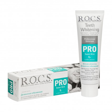 ROCS Pro Sweet Mint зубная паста для деликатного отбеливания (135 гр)