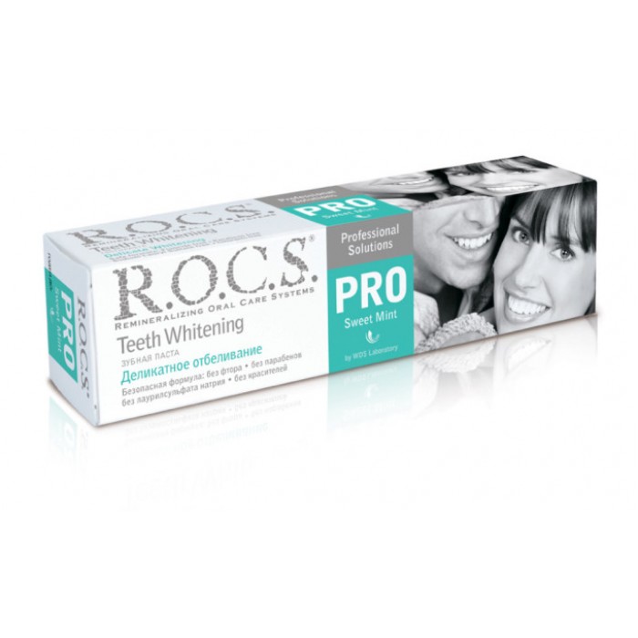 ROCS Pro Sweet Mint зубная паста для деликатного отбеливания (135 гр)
