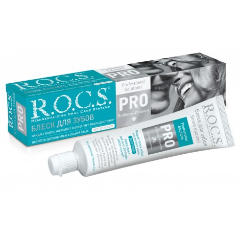 ROCS Pro Brilliance Whitening гель для блеска и укрепления зубов (64 гр)