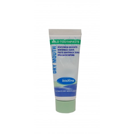 BioXtra Dry Mouth Mild Toothpaste зубная паста от сухости во рту с антибактериальными ферментами слюны (15 мл)