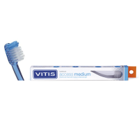 Vitis Access Medium мини-зубная щетка средняя в твердой упаковке (1 шт)