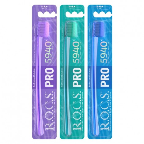 R.O.C.S. Pro 5940 Soft зубная щетка с мягкими щетинками (1 шт)