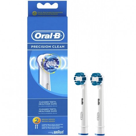 Braun Oral-B EB20-2 Precision Clean 2 шт насадки для электрической щетки