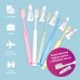 Miradent Happy Morning Travel Kit одноразовые зубные щетки с зубной пастой 3гр (5 шт)