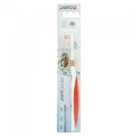 Paro Junior детская мягкая зубная щетка с гибкой шейкой 4+ (1 шт)