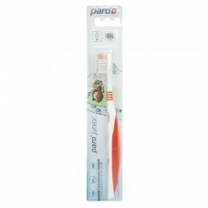 Paro Junior детская мягкая зубная щетка с гибкой шейкой 4+ (1 шт)