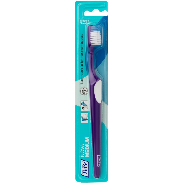 TePe Nova Medium зубная щетка с щетинками средней жесткости (1 шт)
