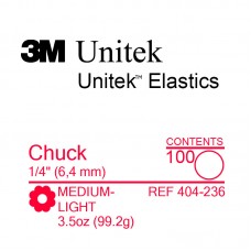 3M Unitek Chuck (Чак) 1/4" (6,4 мм) 3,5 Oz (99,2 г) эластики внутриротовые